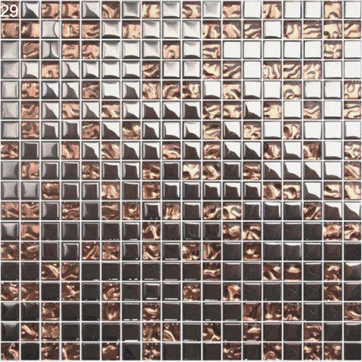 Stain-resisatnt and Stunning Glass and Metal Swimming Pool Mosaics For Project