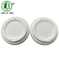 Tampas Compostable do copo de café do papel das tampas 9cm do copo do bagaço da cana-de-açúcar
