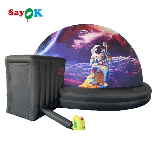 100% Blackout Inflatable Planetarium Dome with AC 110-240V Power and Greater than 12ft Dimensions