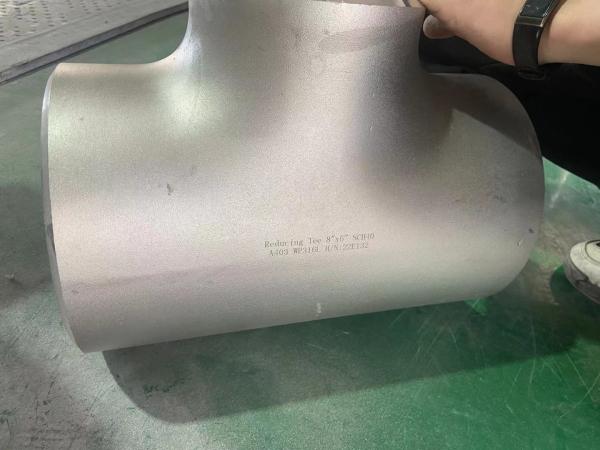 Os encaixes de aço inoxidável da solda de extremidade conduzem o T da maneira dos encaixes de tubo três que reduz Ansi do T/Asme B16.9 Ss 304/304l