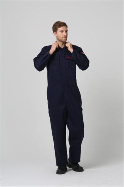 350gsm Molten Metal Protective Clothing Falme Retardant Coveralls for mining work