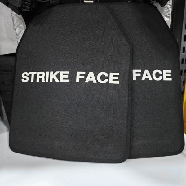 NIJ IIIA Military Ballistic Armor Pure PE 250x300x7mm With SE Cut Corner