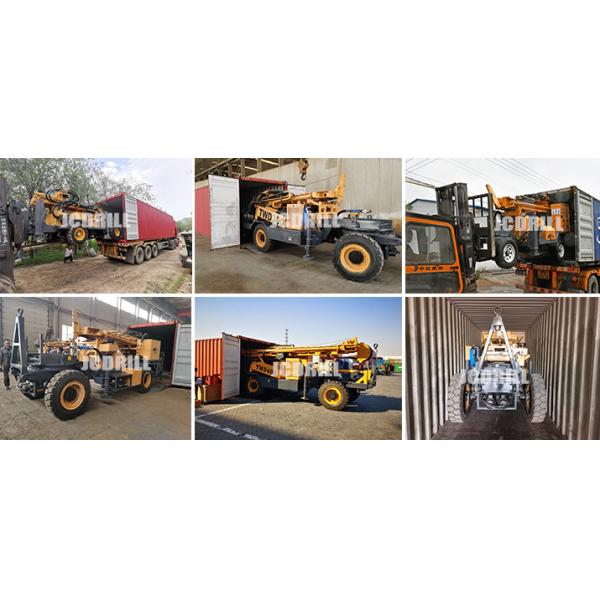 трейлер 90kw 300m установил машину двигателя дизеля буровых установок водяной скважины