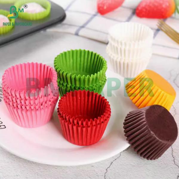 40g Colored Greaseproof Paper Cupcake Liners For Making Disposable Muffin Cups 40 г цветная жиростойкая бумажная подкладка для кусочков для одноразовых кексов