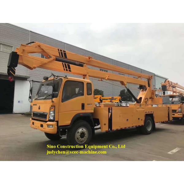 Light Chassis Truck Mounted Aerial Work Platform 18m 360 Degree Rotating