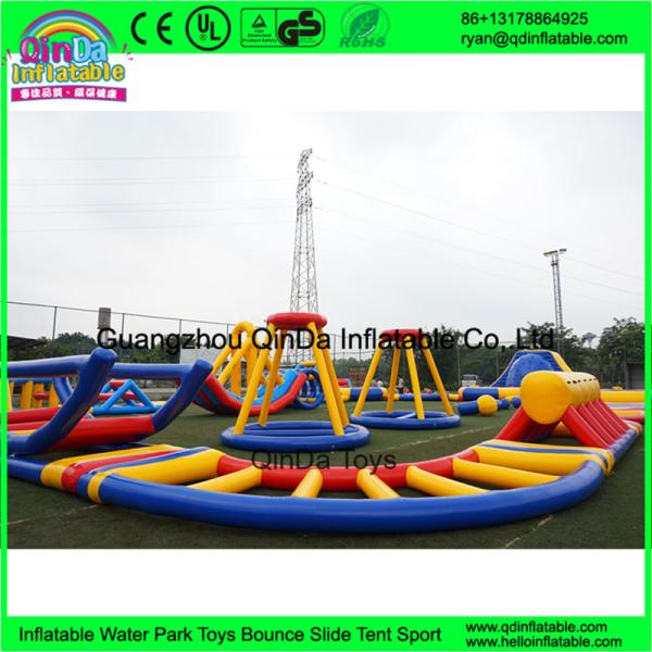 outdoor inflatable water trampoline with slide for sale/ Inflatable Aqua Park/ Water Park Equipment With