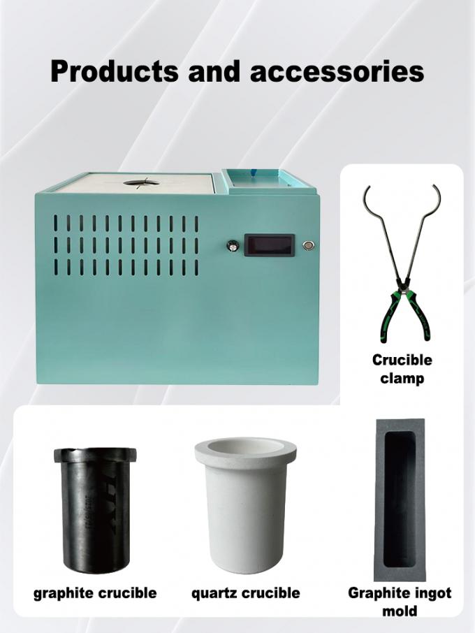 5KW 220V Single Phase Jewelry Smelting Oven 27KG Lightweight for Precious Metal Casting