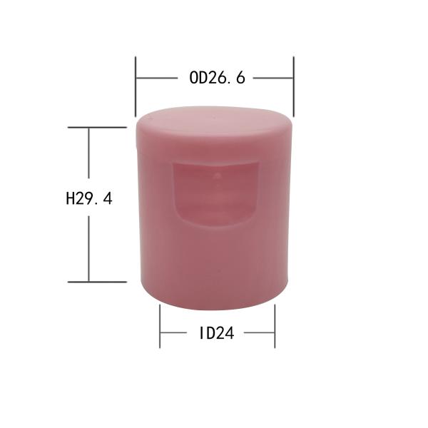 Non Spill Plastic Shampoo Flip Top Cap 24/415 29.4mm Height