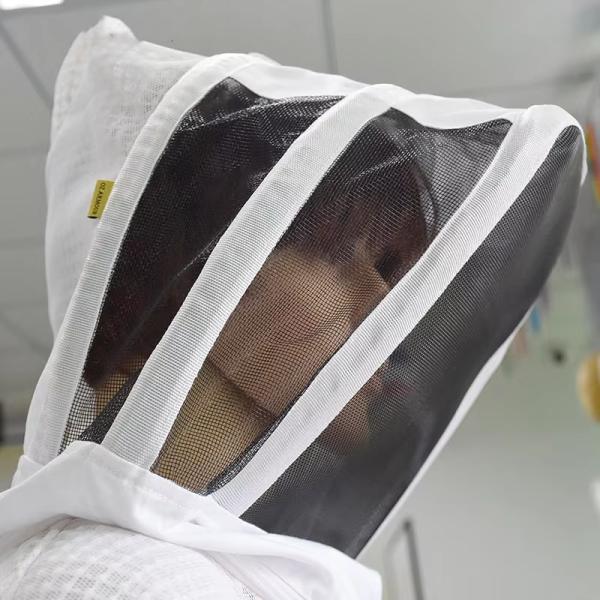 3 Layer Beekeeping Ventilated Jacket Cotton Safety Bee Suit For Beekeepers