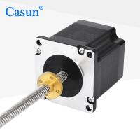 motor de pasos de la nema 3.36V 23 de 57x57x54m m con el tornillo de posicionamiento para la máquina de grabado