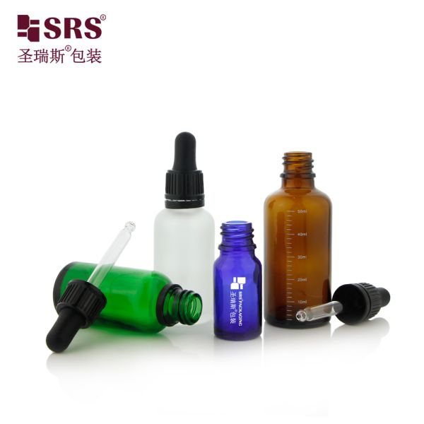 5ml 10ml 15ml 20ml 30ml 50ml 100ml Glass Dropper Bottle for Skincare Essential Oil with Tamper Evident