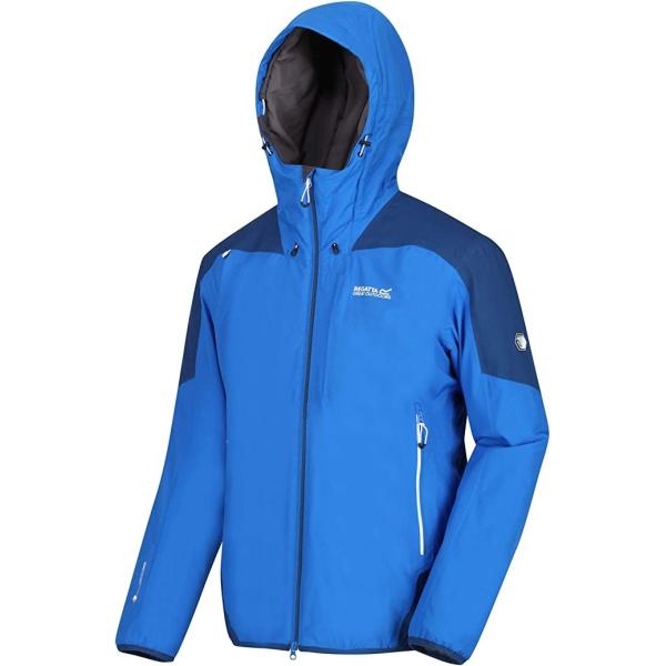 Oxford Prussian Elastic Lined Waterproof Hooded Walking Coat