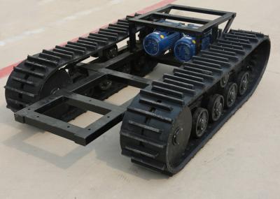 Grande cor de borracha do preto da estrutura da trilha de Frameset para o Paver/descarregador