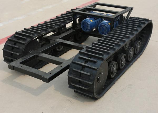 Grande cor de borracha do preto da estrutura da trilha de Frameset para o Paver/descarregador