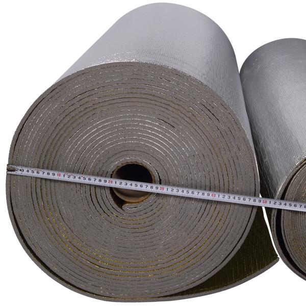 Self Adhesive Construction Heat Insulation Foam With Aluminium Foil One Side