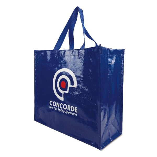 Custom Big Laminated Shopping Bags , Water Resistant Non Woven Tote Bag