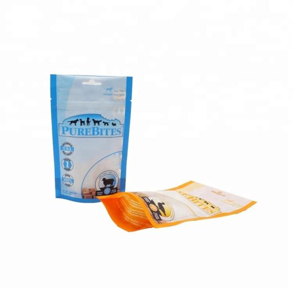 China New Products Plastic Pet Food Packaging Stand Up Zipper Bag