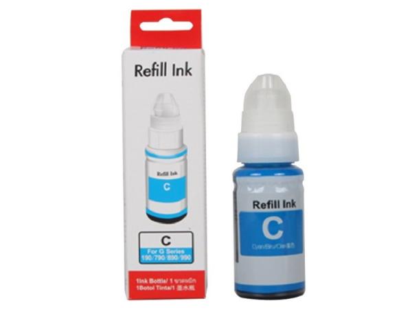 Bright Color Canon Printer Refillable Ink Cartridge 70ml Canon CA-001 Cyan Refill