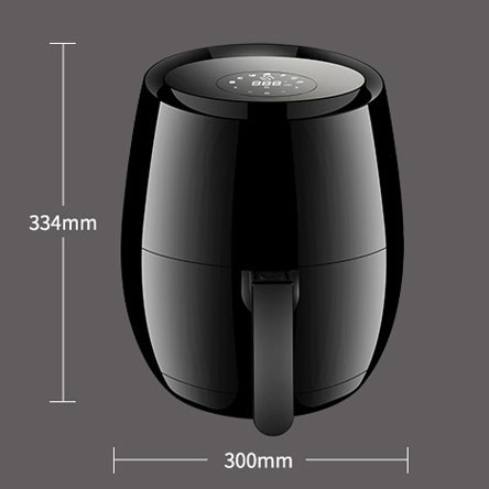 Fryer свободного воздуха масла цифрового дисплея 3.0L домочадца