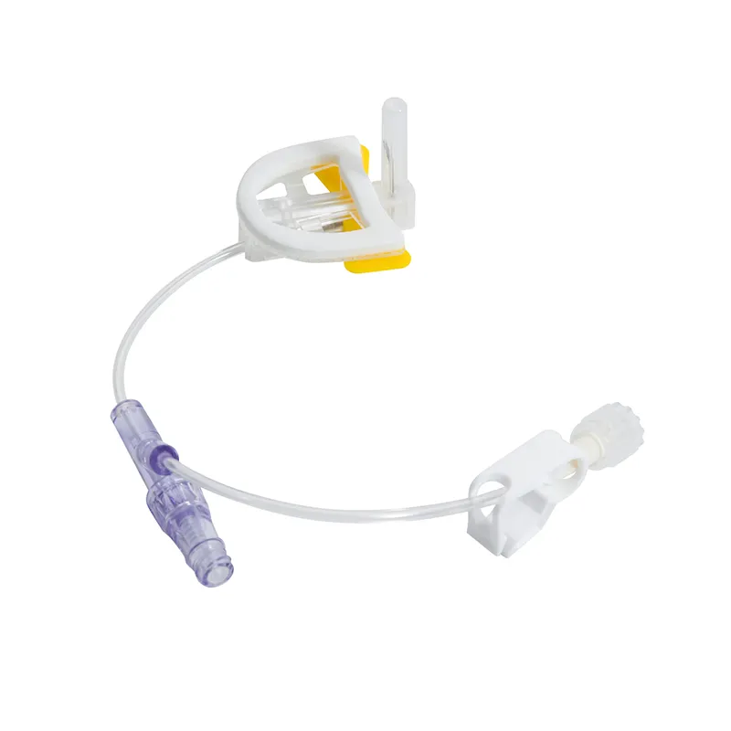 Safety Huber Needle 90 Degree Non Coring Huber Needle with CE ISO
