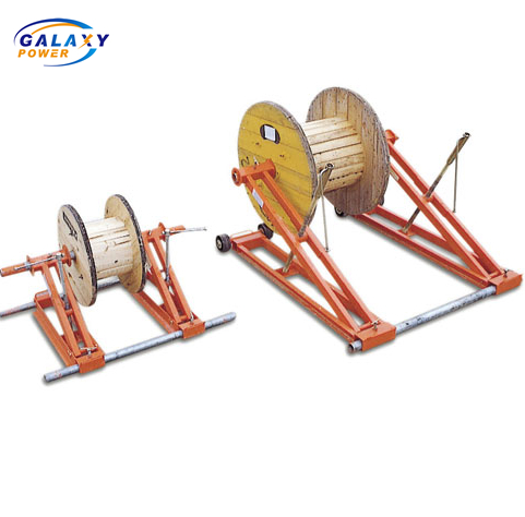 4 Tons Mechanical Cable Drum Jack Transmission Line Accessories Cable Drum
