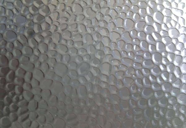 Ball Embossed Aluminum Plate , Decorative Semi Circle Textured Aluminum Sheet