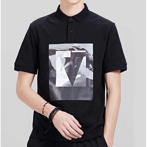 High End Mens Short Sleeve Polo Shirts Golf Clothes Lightweight Screen Printing