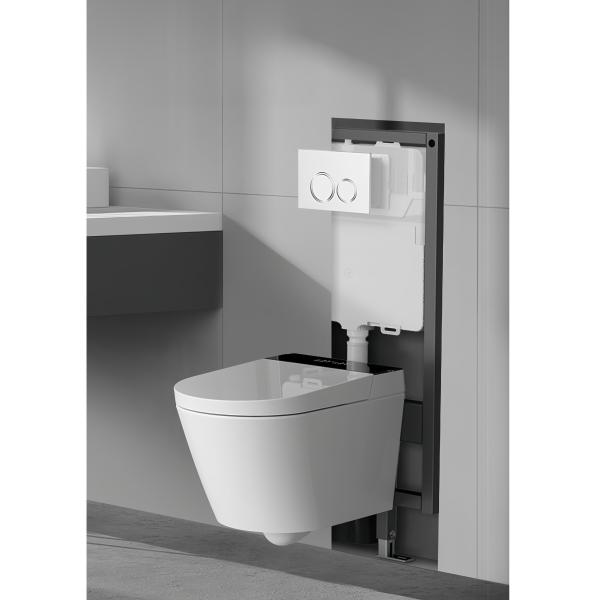 Wall Mounted Concealed Tank Cistern with Stainless Steel Frame and European Watermark