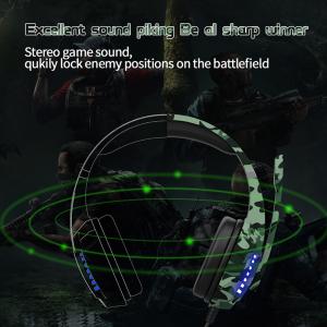 7.1 Gamer Wired PC Gaming Headphones With Mic Light Up For Xbox One Volume