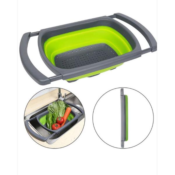 Water Drain Basket Silicone Mold Tools Vegetable Washing Basket Long Lifespan