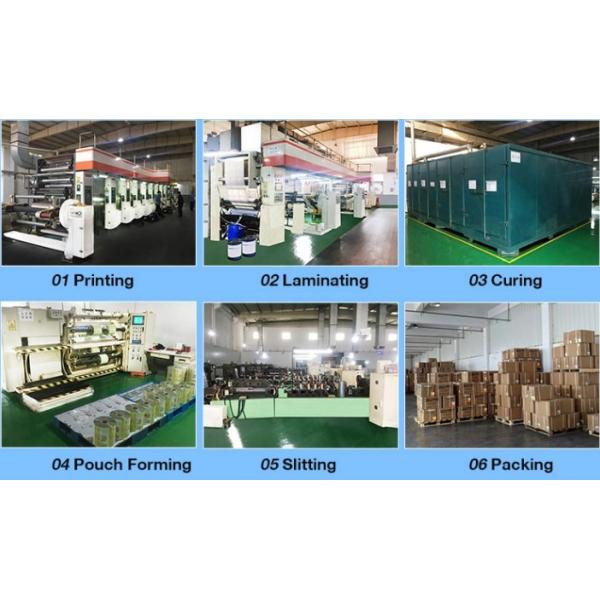 Aluminum Foil Plastic Food Packing Film Laminated Rolls Custom Printing For Food Snack