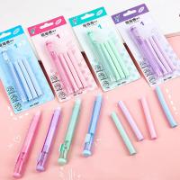 Borradora de tubos de color macaron empuja tira tipo goma blanda borra limpia