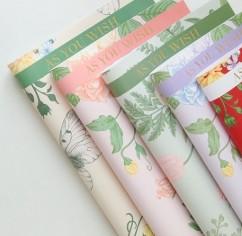 Valentine's Day Flower Sea Flower Packaging Paper
