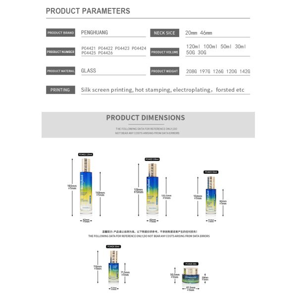 Custom logo Plastic Packaging Bottles with multiple sizes and printing options designed for cosmetic packaging applications