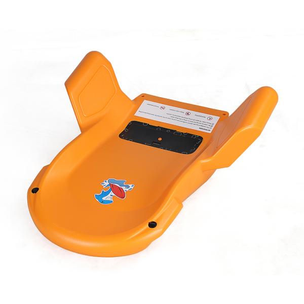 Plastic Swimming Pool Surfboard Pool Float Touching Method Charing Way Yellow Color