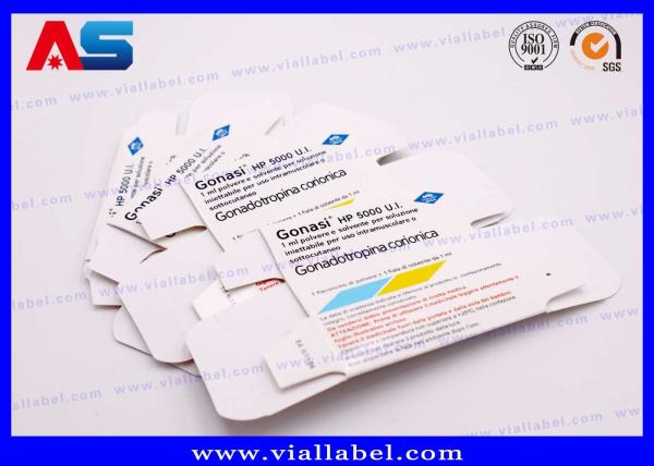 Customized Glass Bottle Paper 10ml Vial Boxes For Pregnyl Hcg Pharmaceutical Packaging Box