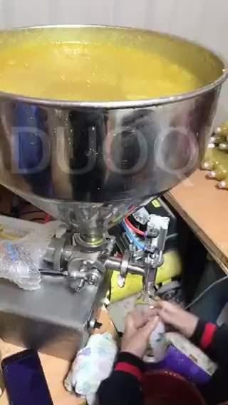 Embalagem de pasta pneumática de cabeças duplas para bebidas