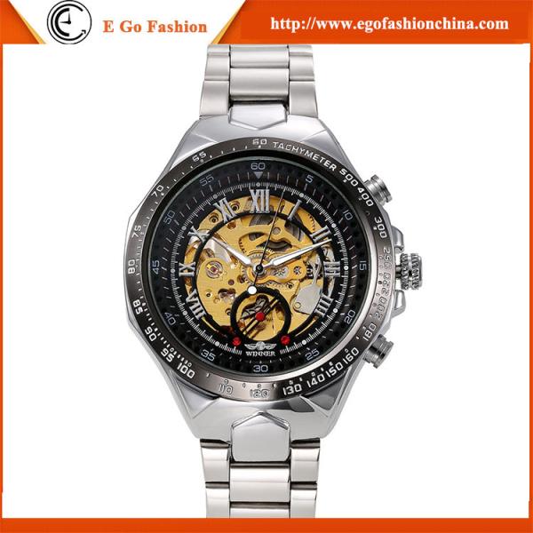 WN18 30M Waterproof Watch WINNER High End Stainless Steel Watch Mechanical Watch Sport Man