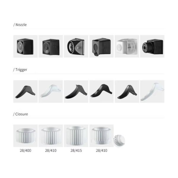 Оптовая очистка головки триггера все пластиковые пеновые триггеры