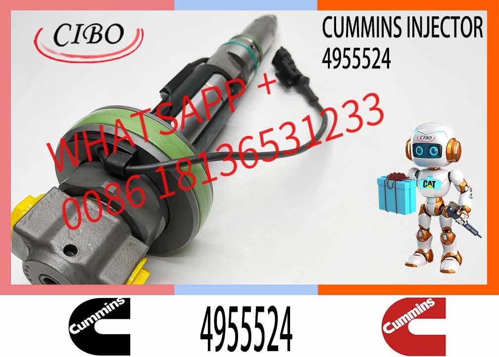 Cummins Оригинальный дизельный двигатель топливный инжектор 4955524 для Cummins QSK38 QSK50 машиностроения