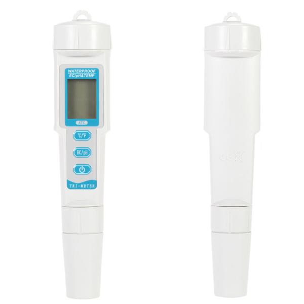 3 in 1 Multi-parameter Water PH Monitor Water Quality Tester Pen Type pH EC TEMP Meter
