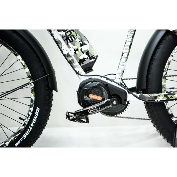 Shimano 7 Speed 1000W Mid Drive Motor Electric Bike 26 Inch for 2023 Fat Tire E Bikes