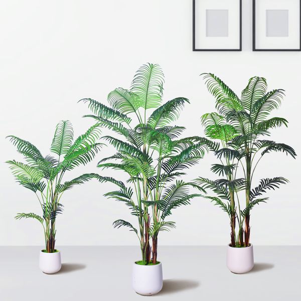 Wholesale 180cm (5.9ft) Artificial Indoor Palm Trees - I Style Areca Palm Plant | Haihong Factory Direct | Large Faux Palm Tree for & Office Decor