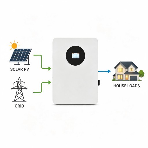 51.2V 100Ah 5.12kWh Wall Mounted LiFePO4 Powerwall Residential Off Grid Solar Household Home Energy Storage Battery - Tianon