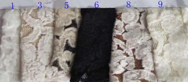 Elegant Ivory Brushed Water Soluble Lace Fabric For Dress Eco Friendly CY-LQ0042