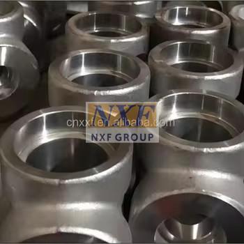 NXF ASTM A240 316H/1Cr17Ni12Mo2/31609 DN15-1200  SCH10-XXS Stainless Steel 316H  Butt Welding Straight Reducer Tee