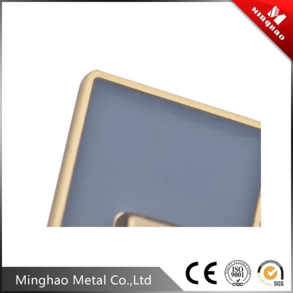 Hot sale metal 16*30.56mm Light gold sqare buckle for Hardware parts