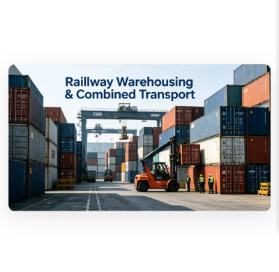 Railway Warehousing Combined Transport Logistics Service Real Time Tracking