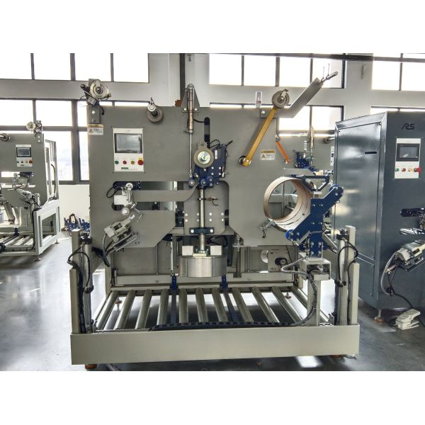 Direct Parallel Winding PET Strap Auto Winder with Dancer Constant Tension and 820 mm Max Package OD