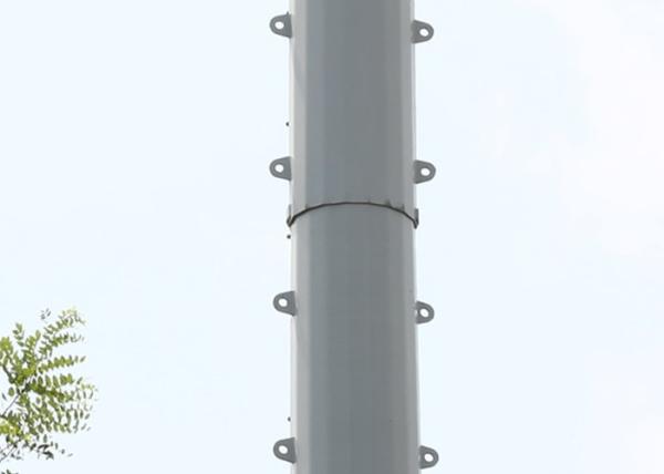 18 - 55M Monopole Telecommunications Tower , AWS D1.1 Monopole Communication Tower